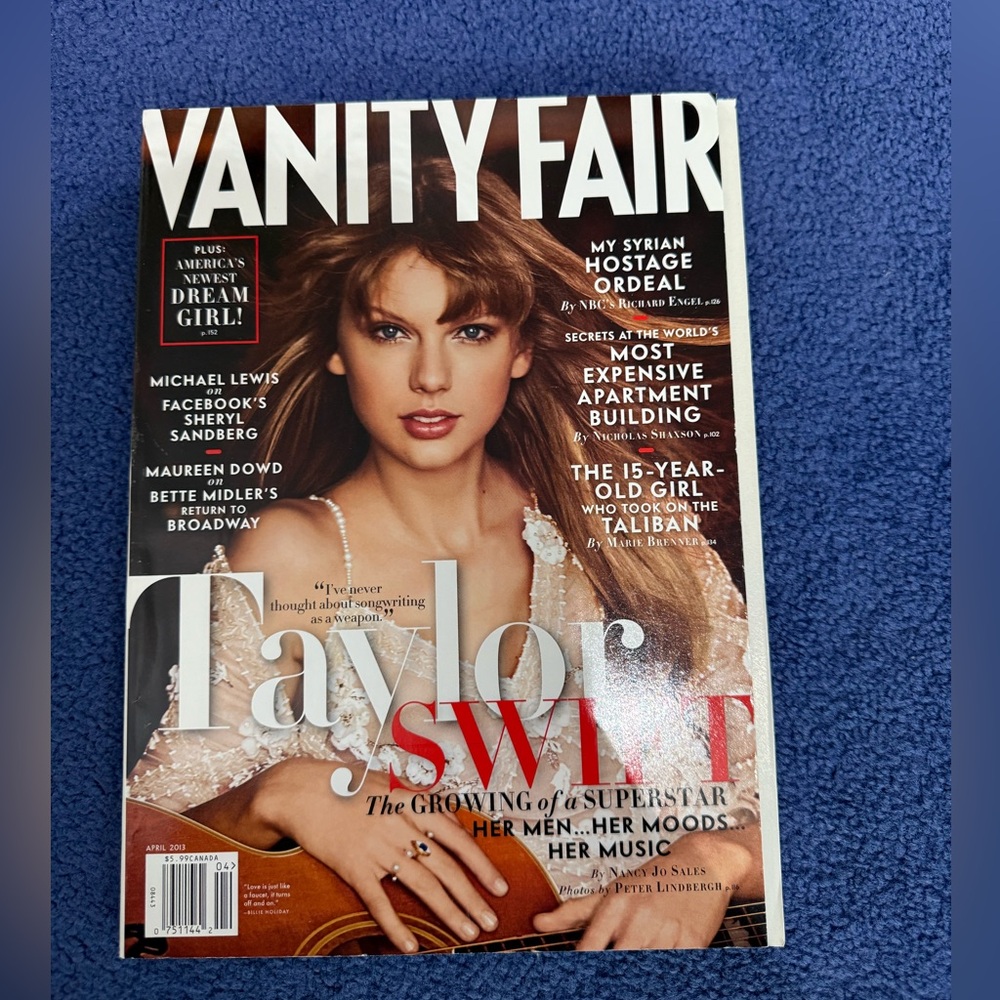 Taylor Swift Vanity Fair Magazine (April 2013)